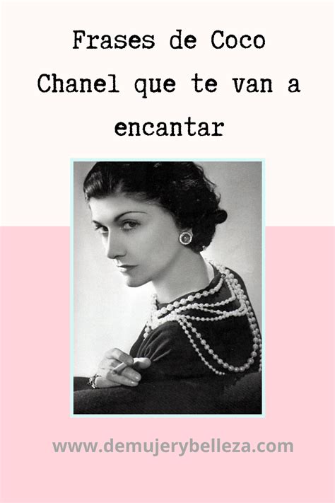 coco chanel frases y frases.